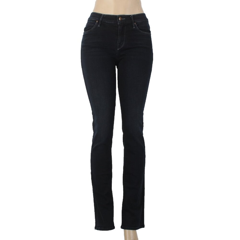Mother Jeans The Rascal Sz 25 x 33 Dark Blue Denim Straight Cotton Poly Jeans - Picture 1 of 12